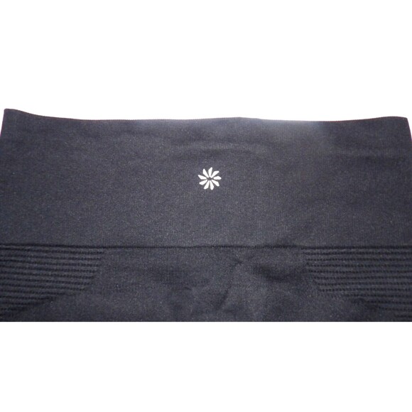 Athleta Pants - Athleta Black Recharge Capri Size S Drawstring Yoga Nylon Spandex Women Legging